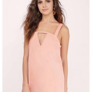 Blush shift dress